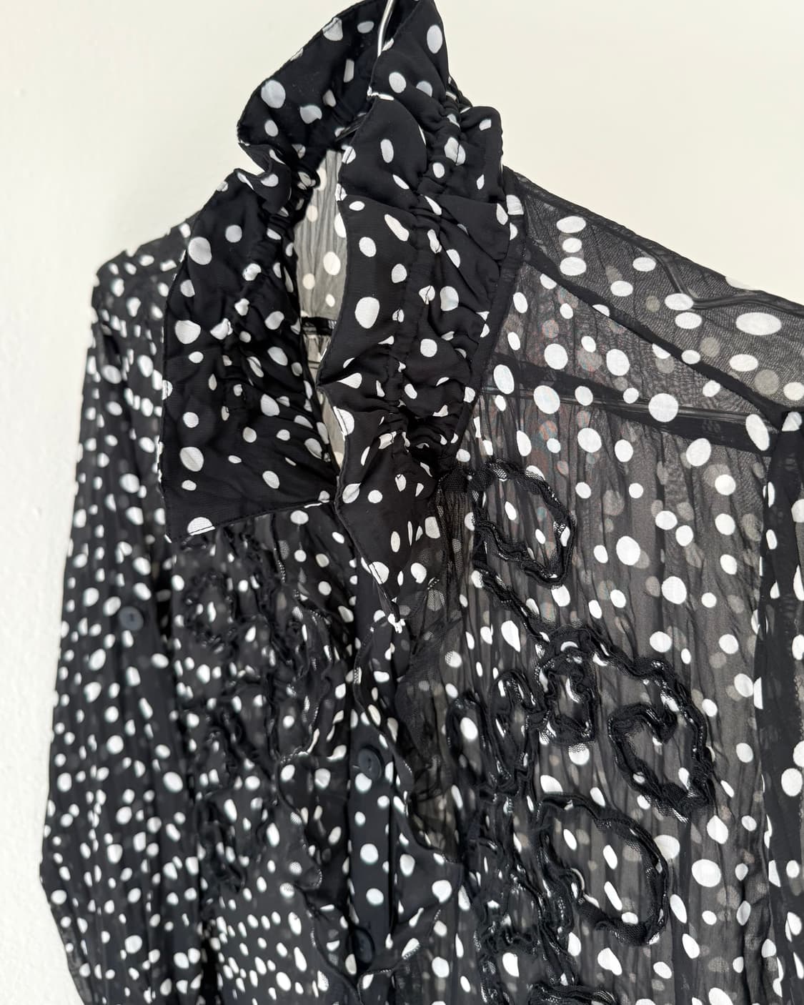 Evercube 도트 레이어드 원피스 상품이미지5