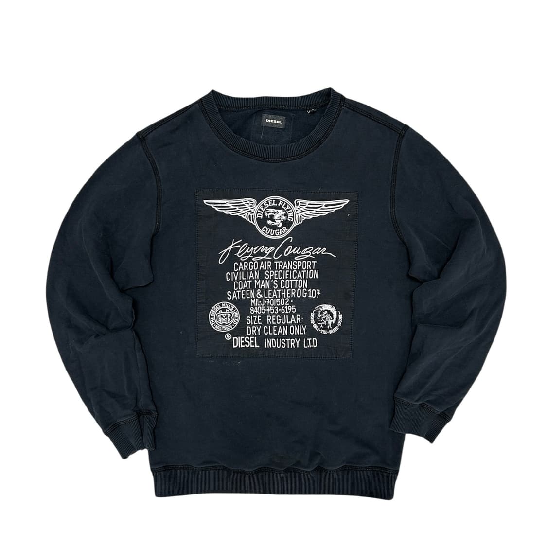 디젤 빈티지 디스 디테일 맨투맨(S) 상품이미지1