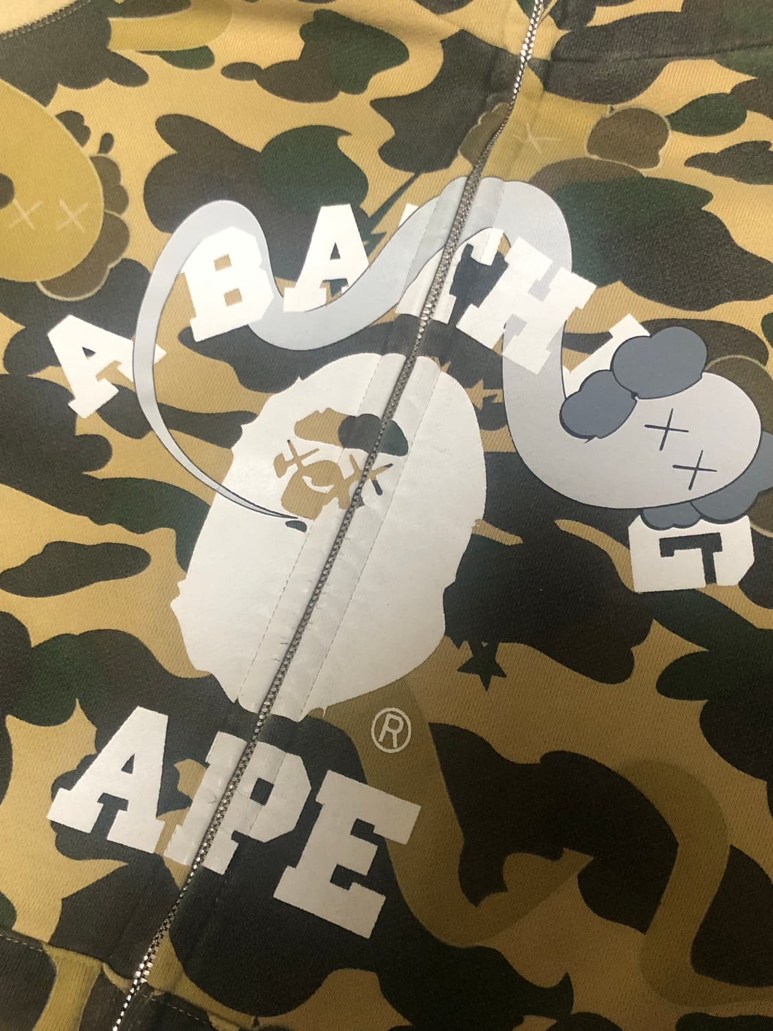 베이프 카우스 후드집업 황계 L 상품이미지3