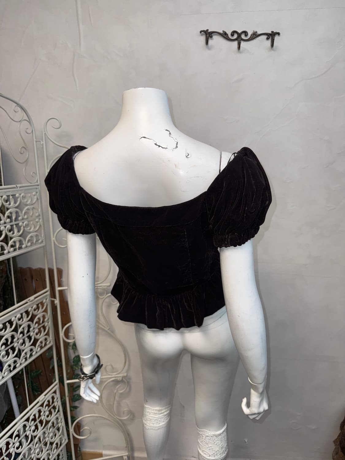Freckle velvet puff rose jacket 상품이미지2