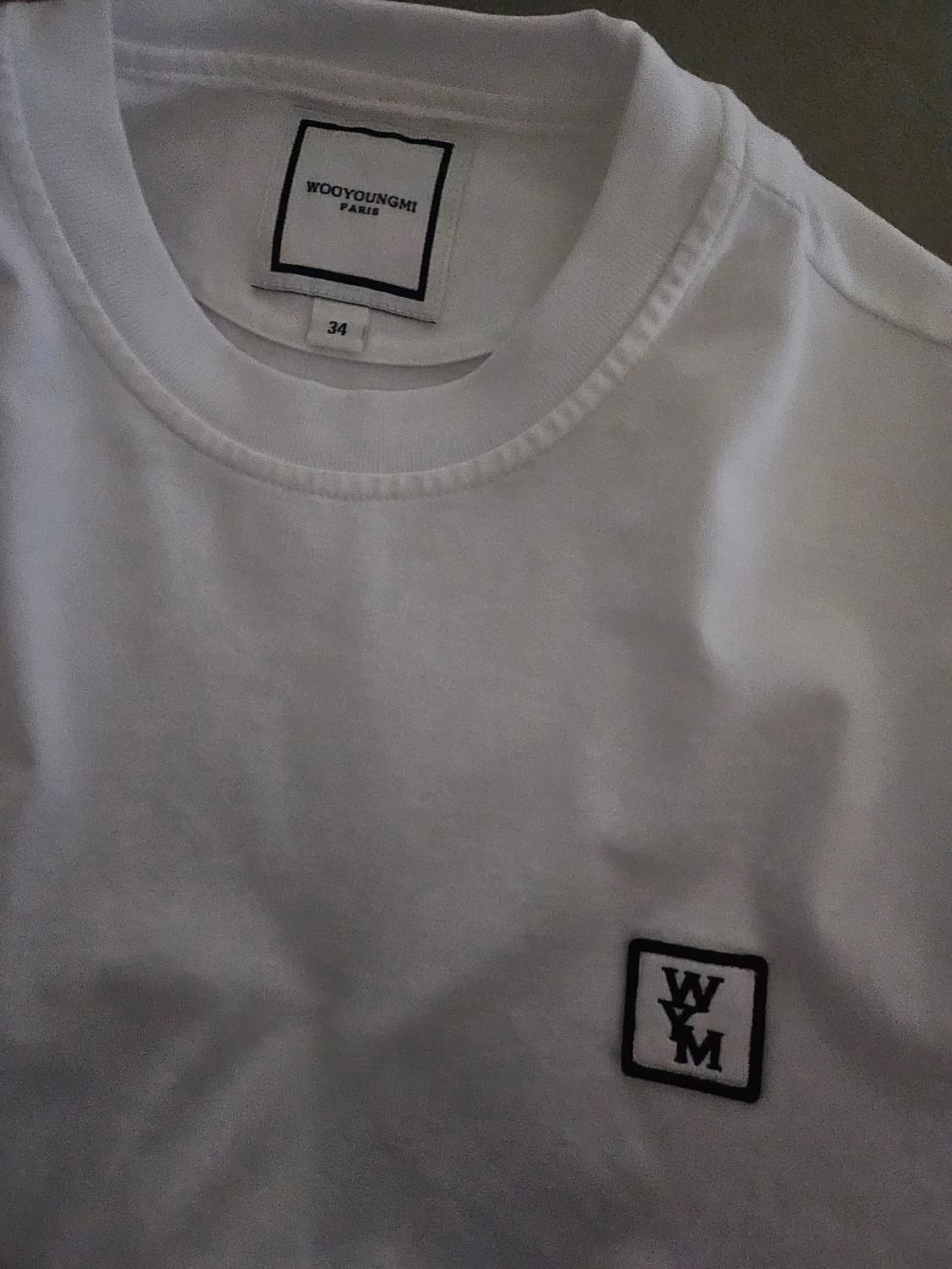 [거의 새것] 우영미 크롭 롱슬리브 티셔츠 34 상품이미지3