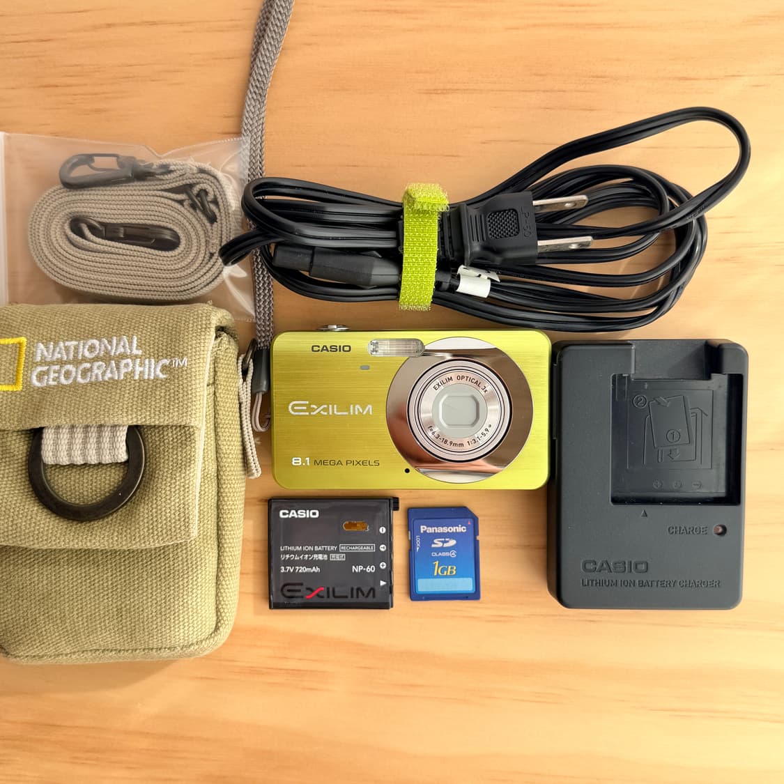 💚카리나 최예나 토모토모픽 미품 💚카시오 엑슬림 EX-Z80 라임그린 상품이미지8