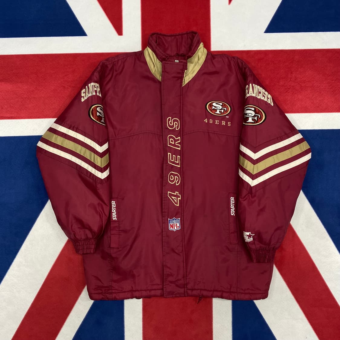 NFL 스타터 샌프란시스코 올드스쿨점퍼 M 실측 XL  상품이미지1