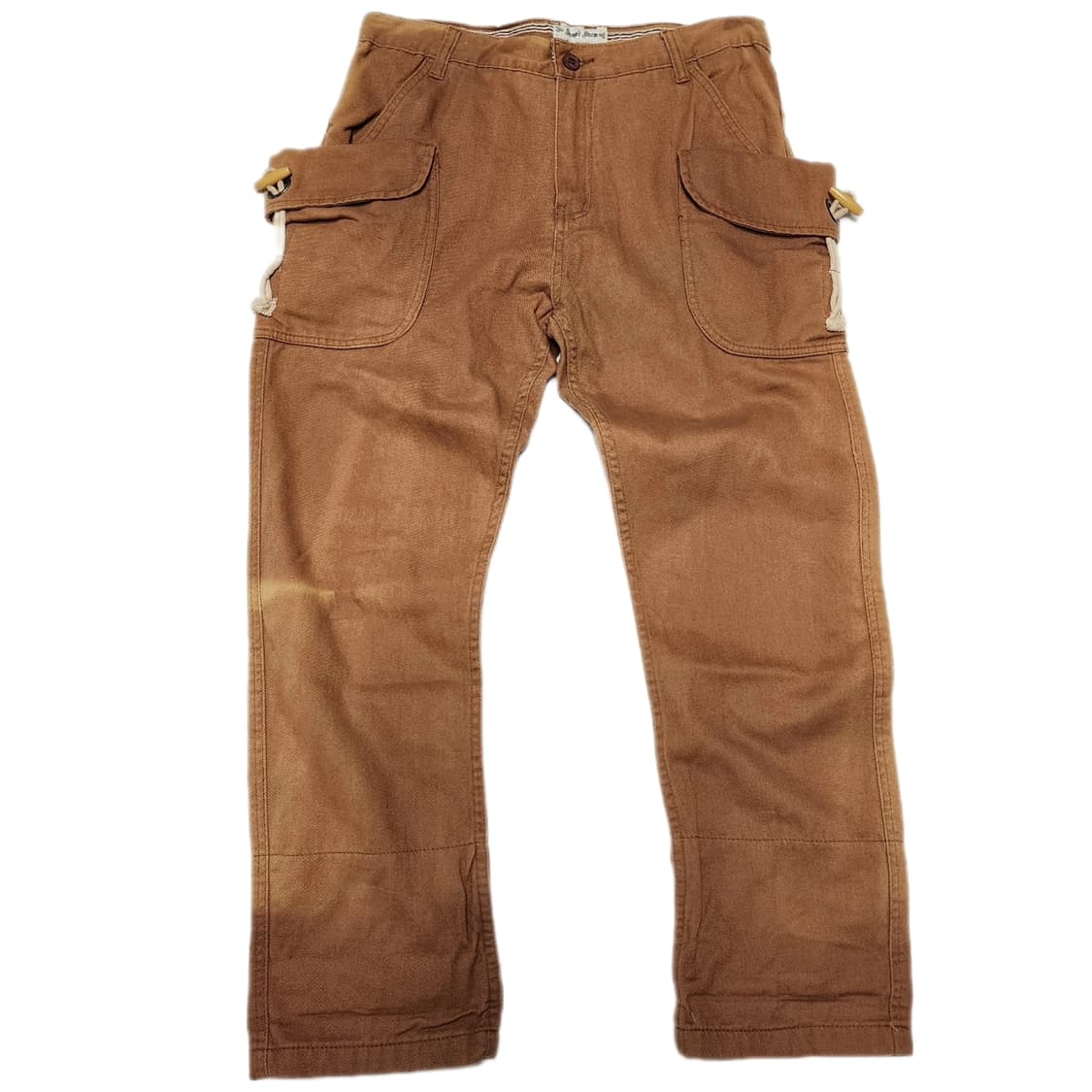 Jungle storm아메카지 워크웨어 베이지 코튼팬츠 상품이미지1