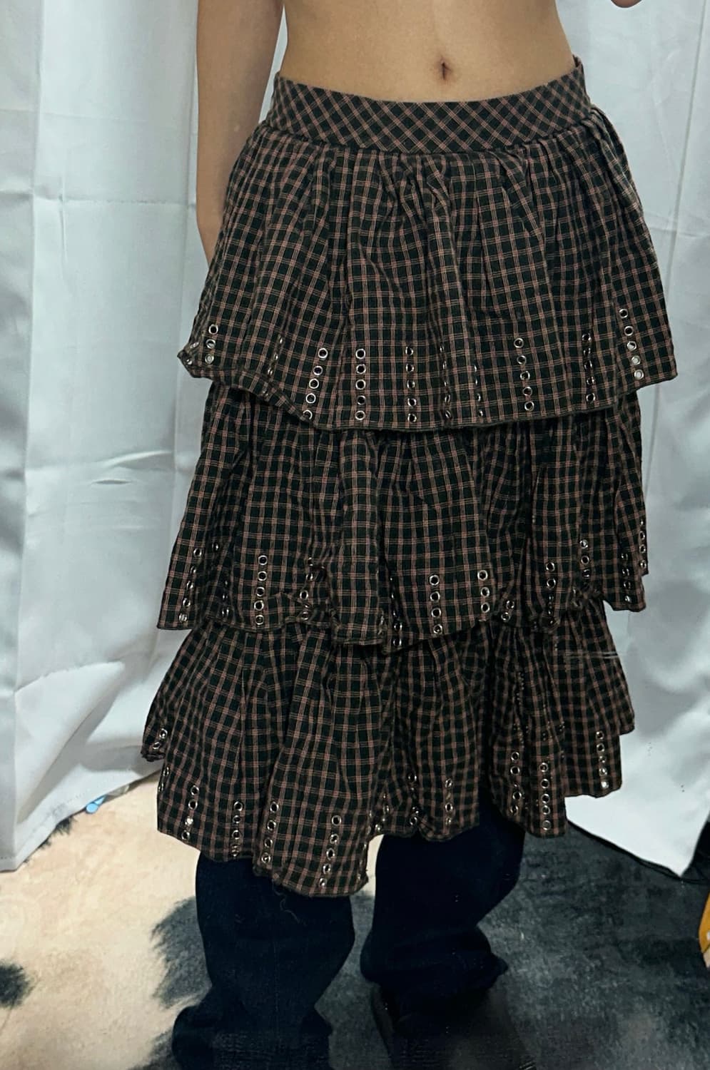 괴짜 msgm 펀칭 캉캉 스커트 상품이미지2