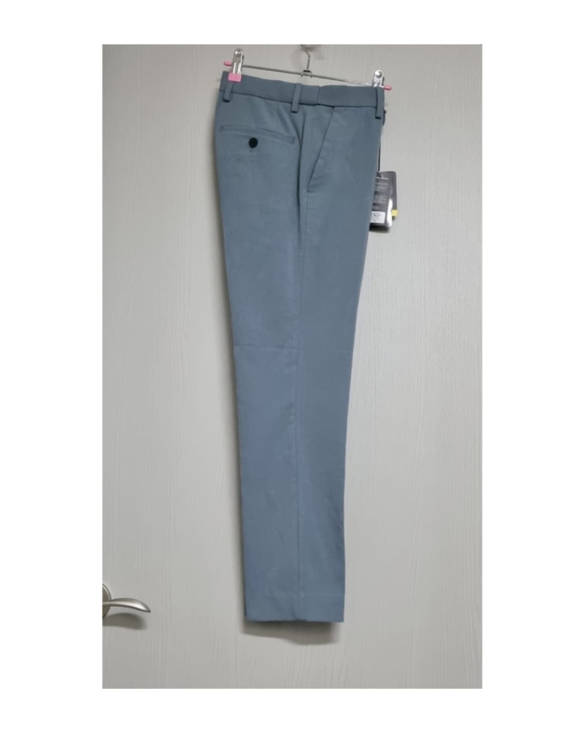 라이트웨이트 테이퍼드 히든 밴딩 크롭 슬랙스 상품이미지1