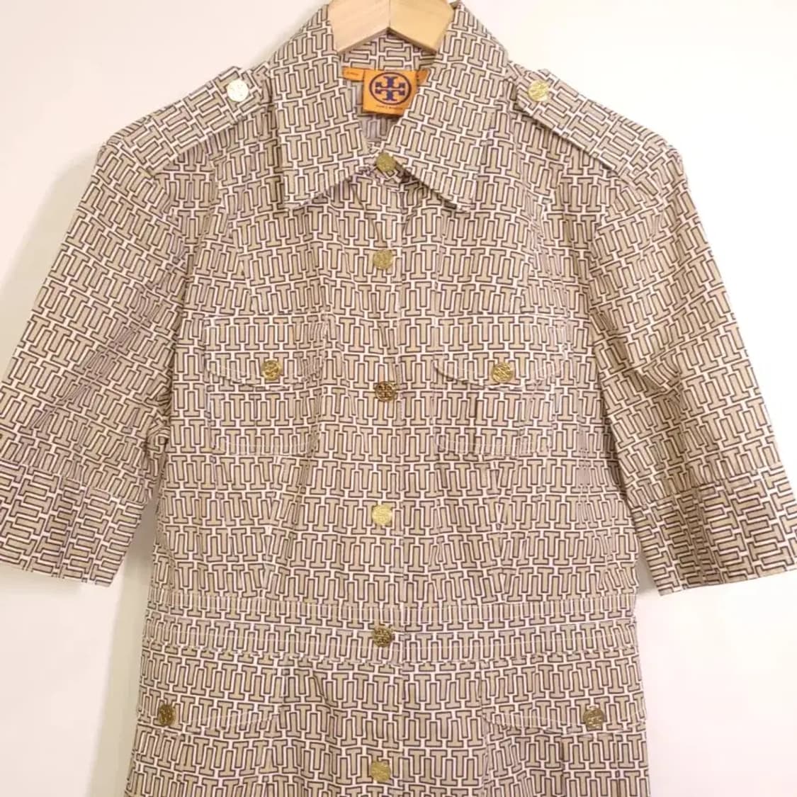 [정품] 토리버치 클래식 모노그램 셔츠 원피스 55반 상품이미지2