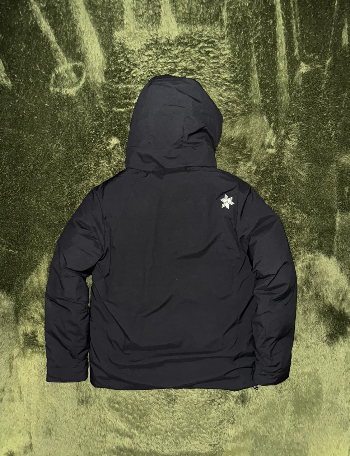 [XXL] Goldwin 골드윈 스키 하이브리드 다운 자켓 패딩 블랙 상품이미지9