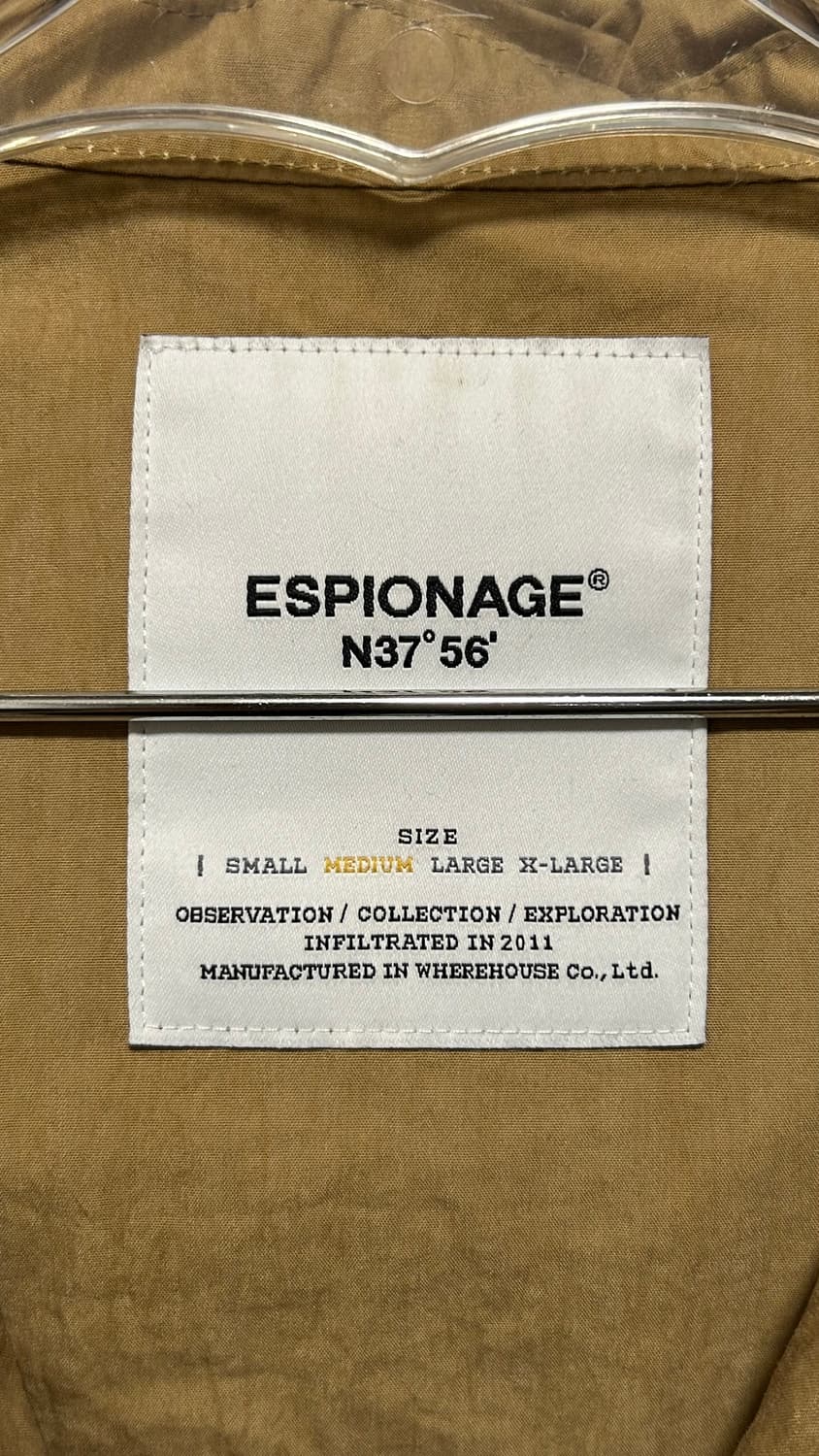 [M] ESPIONAGE 레이 윈드 파카_CAMEL 상품이미지3