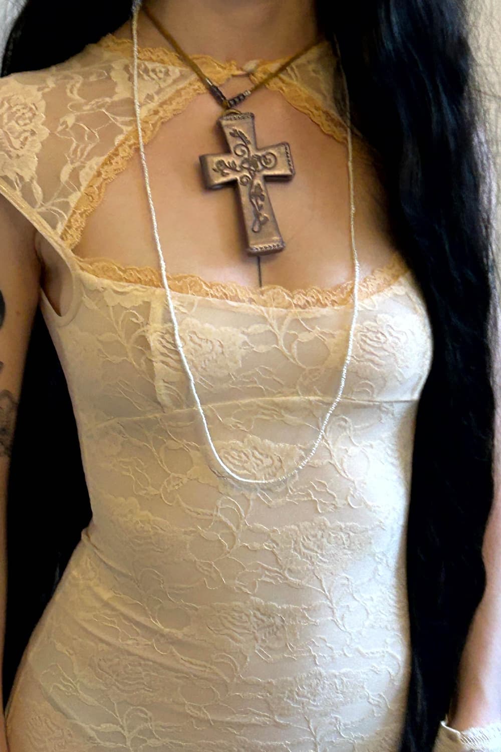 (구함) lace garter belt slip raw 원피스 구합니다. 상품이미지3