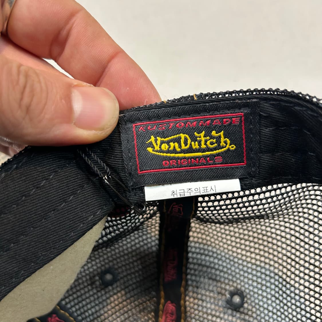 Von Dutch 본더치 트러커캡 메쉬캡 모자 택붙은 미사용품 상품이미지9