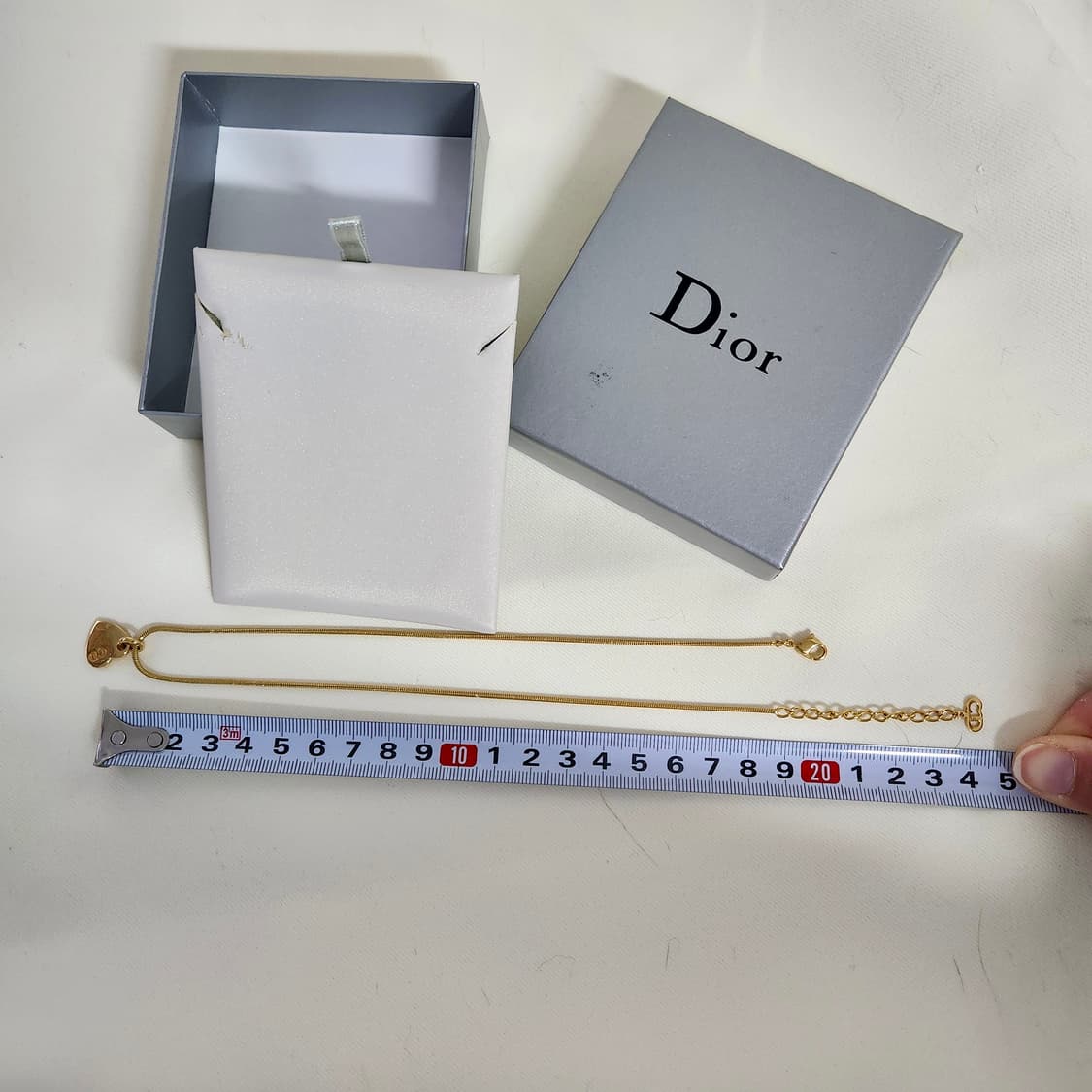 빈티지 디올 CD 하트 목걸이 골드 상품이미지6