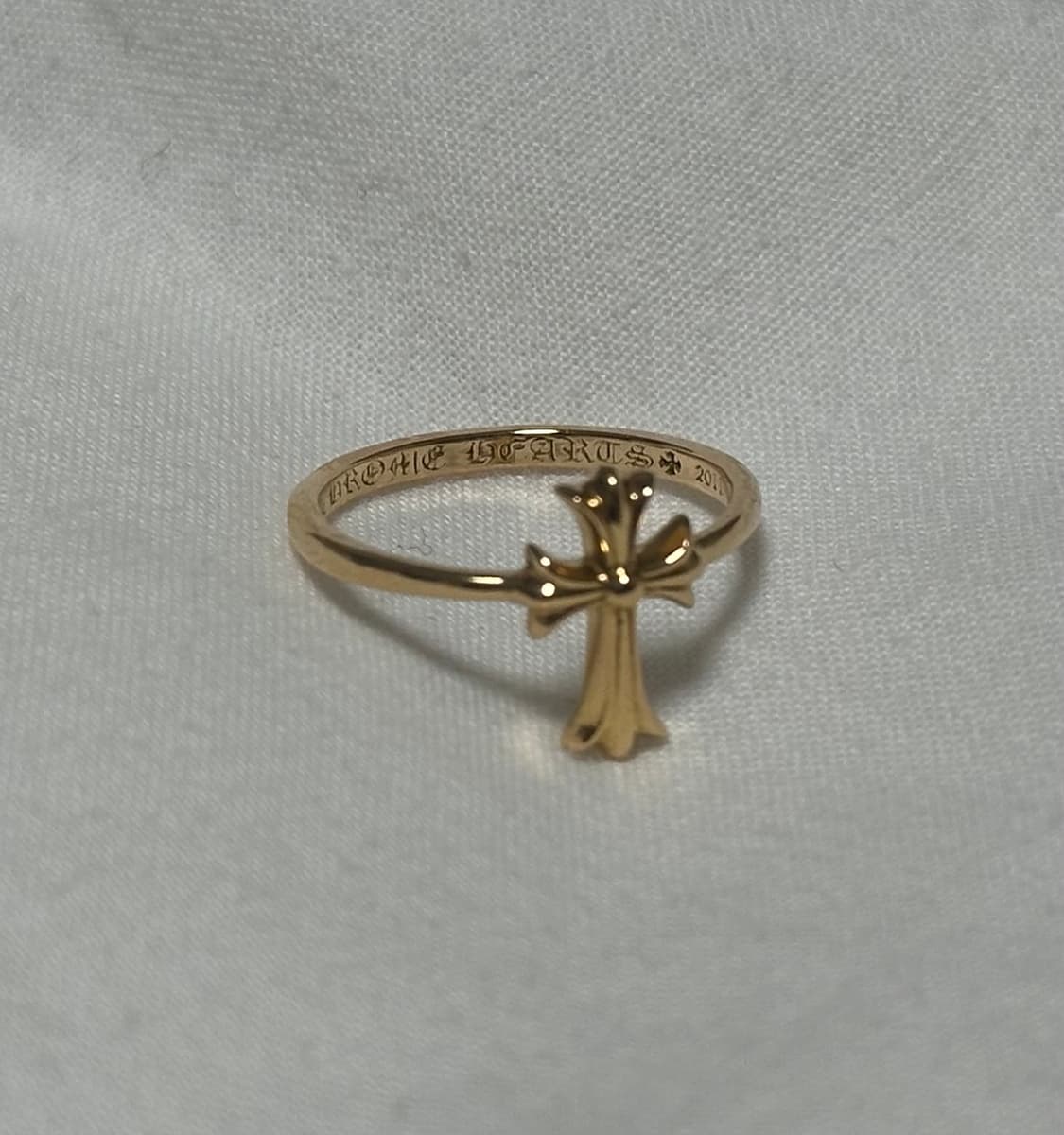 [us 4.5] 크롬하츠 22k 버블검 크로스링 상품이미지7