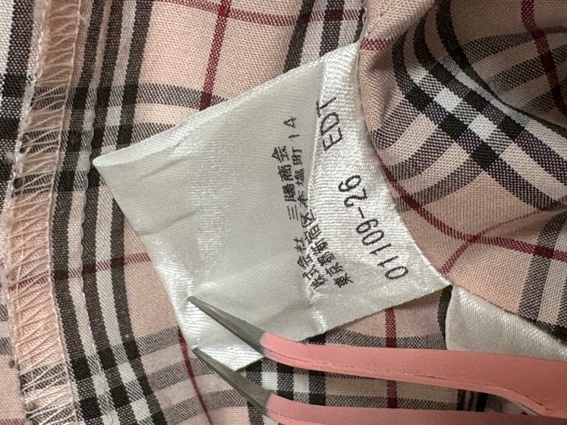 버버리 핑크 셔츠 상품이미지3