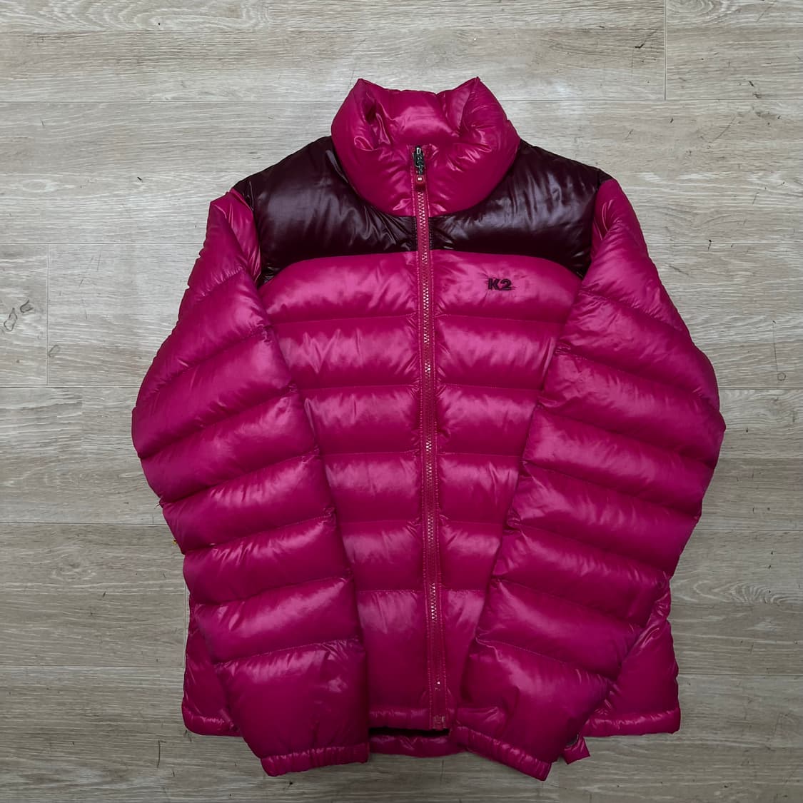 K2 남여공용 덕다운 스탠드넥 경량패딩 점퍼 [톤다운 핑크] L/100 상품이미지1