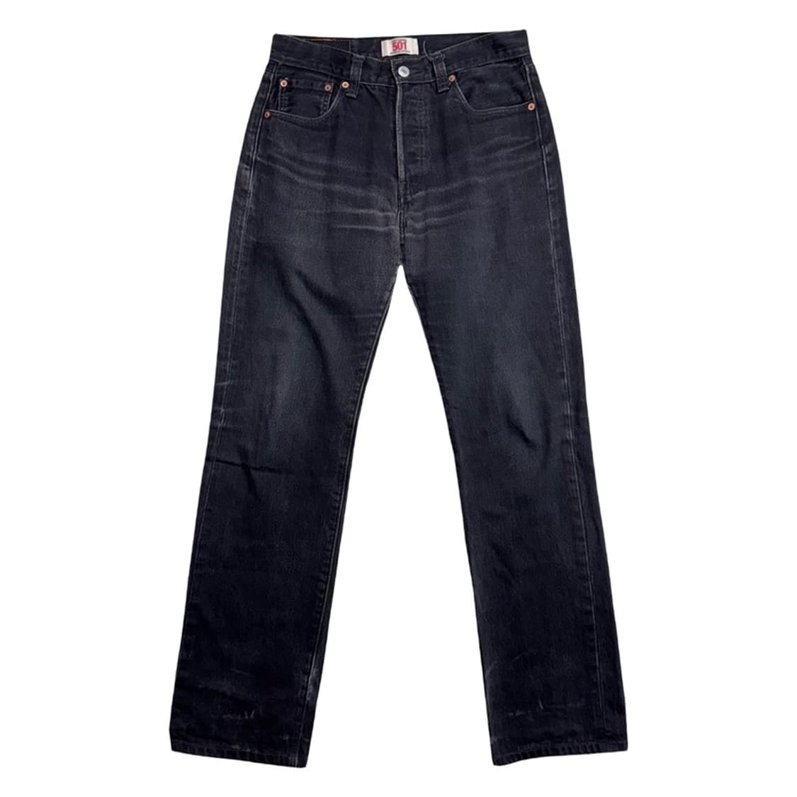 LEVI'S 501 빈티지 워싱 흑청 데님 팬츠 W 30 L 33 상품이미지1