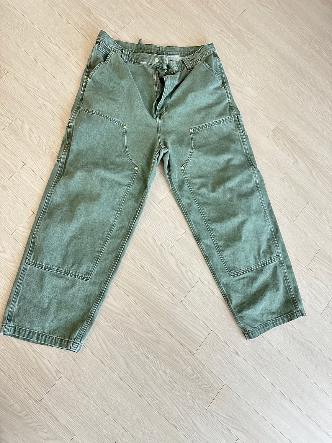 칼하트 WIP 내쉬 더블 니 팬츠 Army Green L 상품이미지1