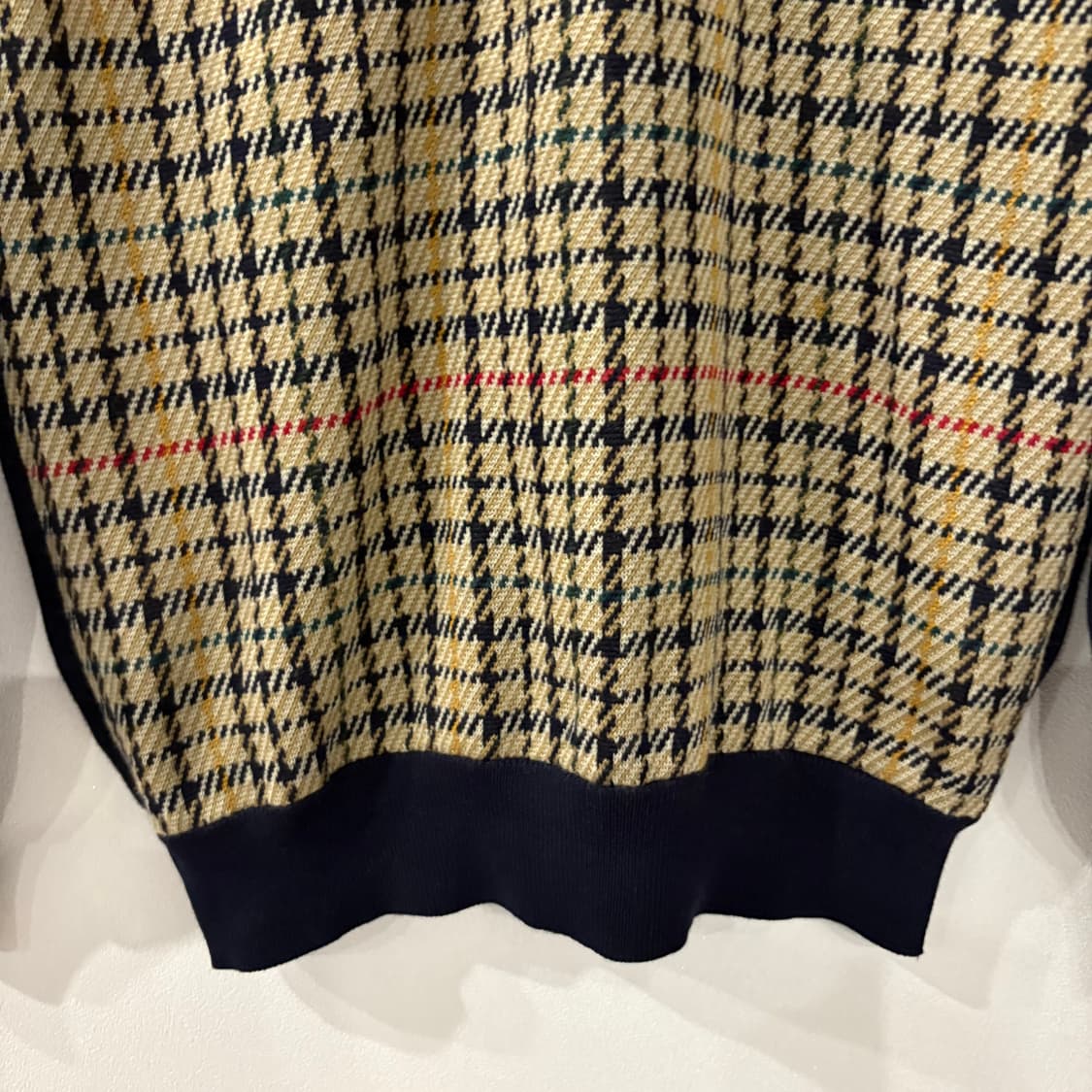 닥스 하운드투스 체크 패턴 니트 L 상품이미지2