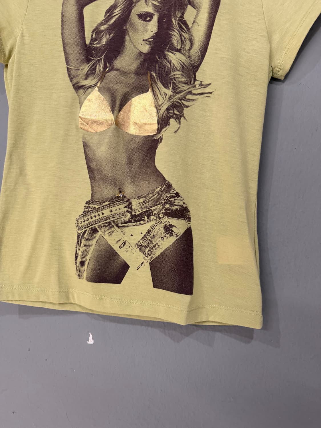 Y2k Hot girl printing detail top 상품이미지7