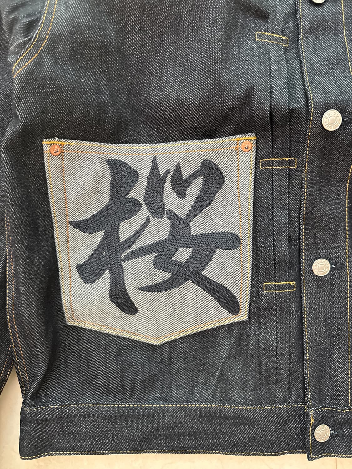 Palace X Evisu 2026 type 2 Denim Jacket 상품이미지3