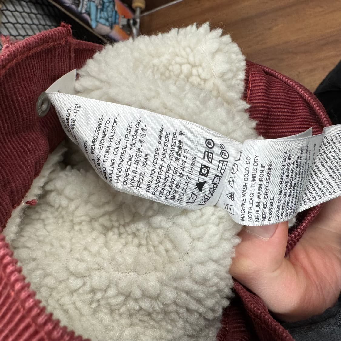 리바이스 타입 3 쉐르파 코듀로이 트러커 자켓 레드 M 상품이미지7