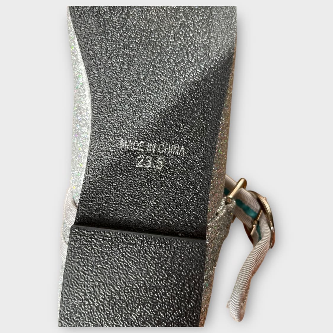 Beams . 빔즈보이 글리터 실버 메리제인 상품이미지5