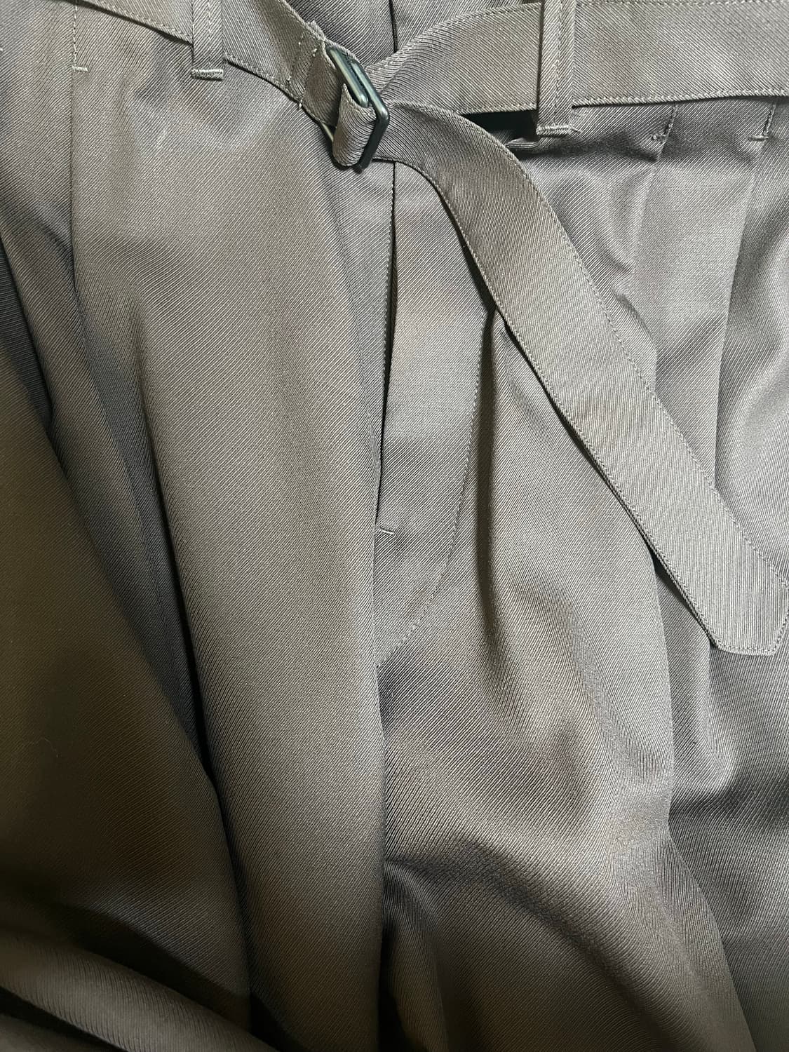 [M] 19FW 르메르 벨티드 팬츠 브라운 상품이미지3