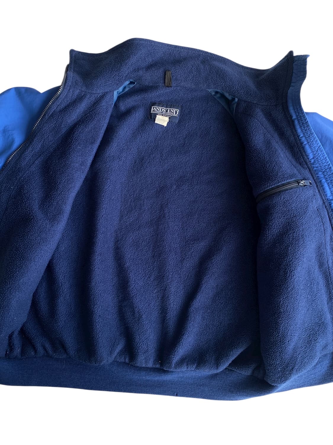 90‘s Lands End 나일론 플리스 자켓 상품이미지7