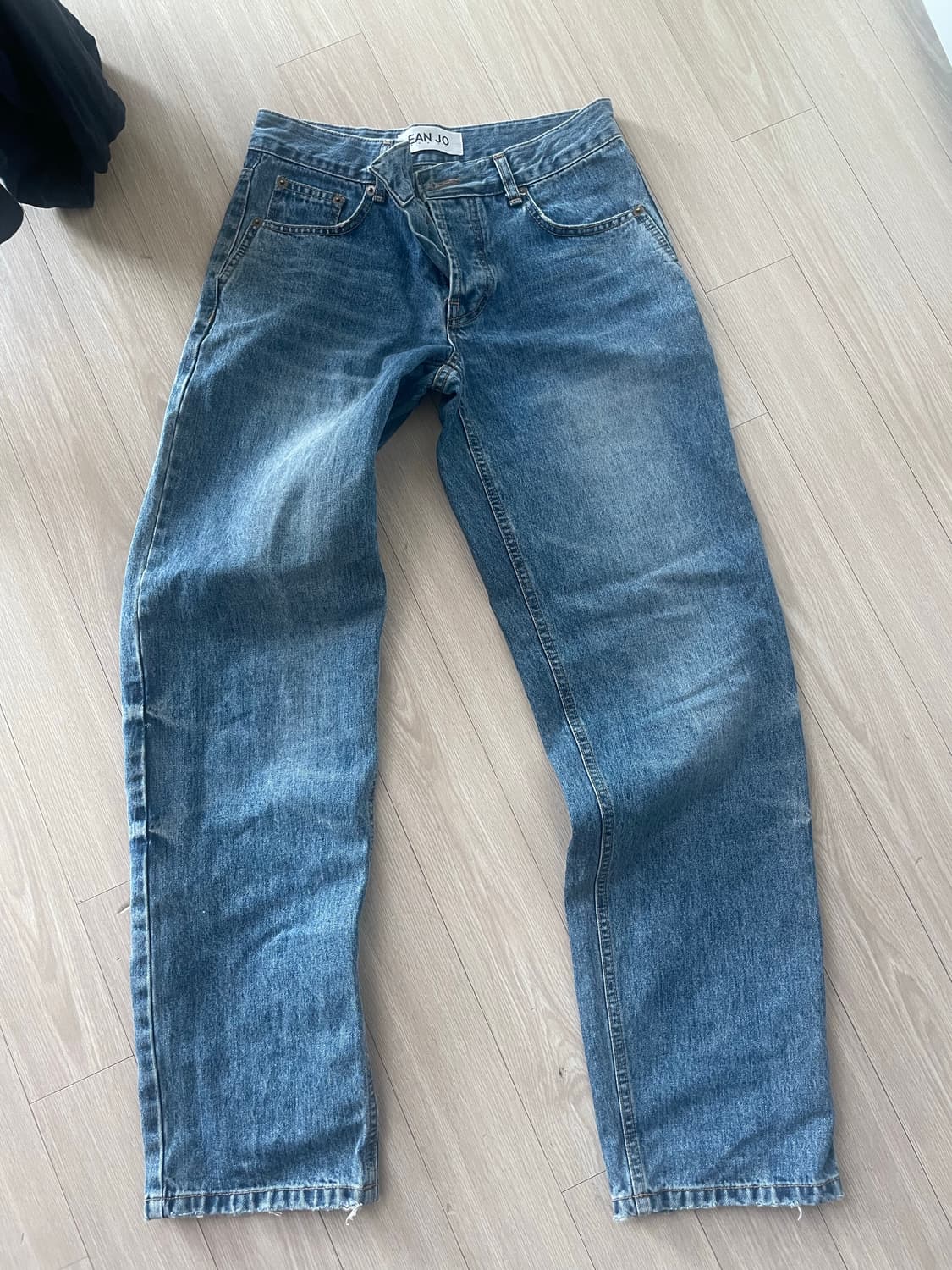 이안조 로우라이즈 washed 90s straight denim 상품이미지4