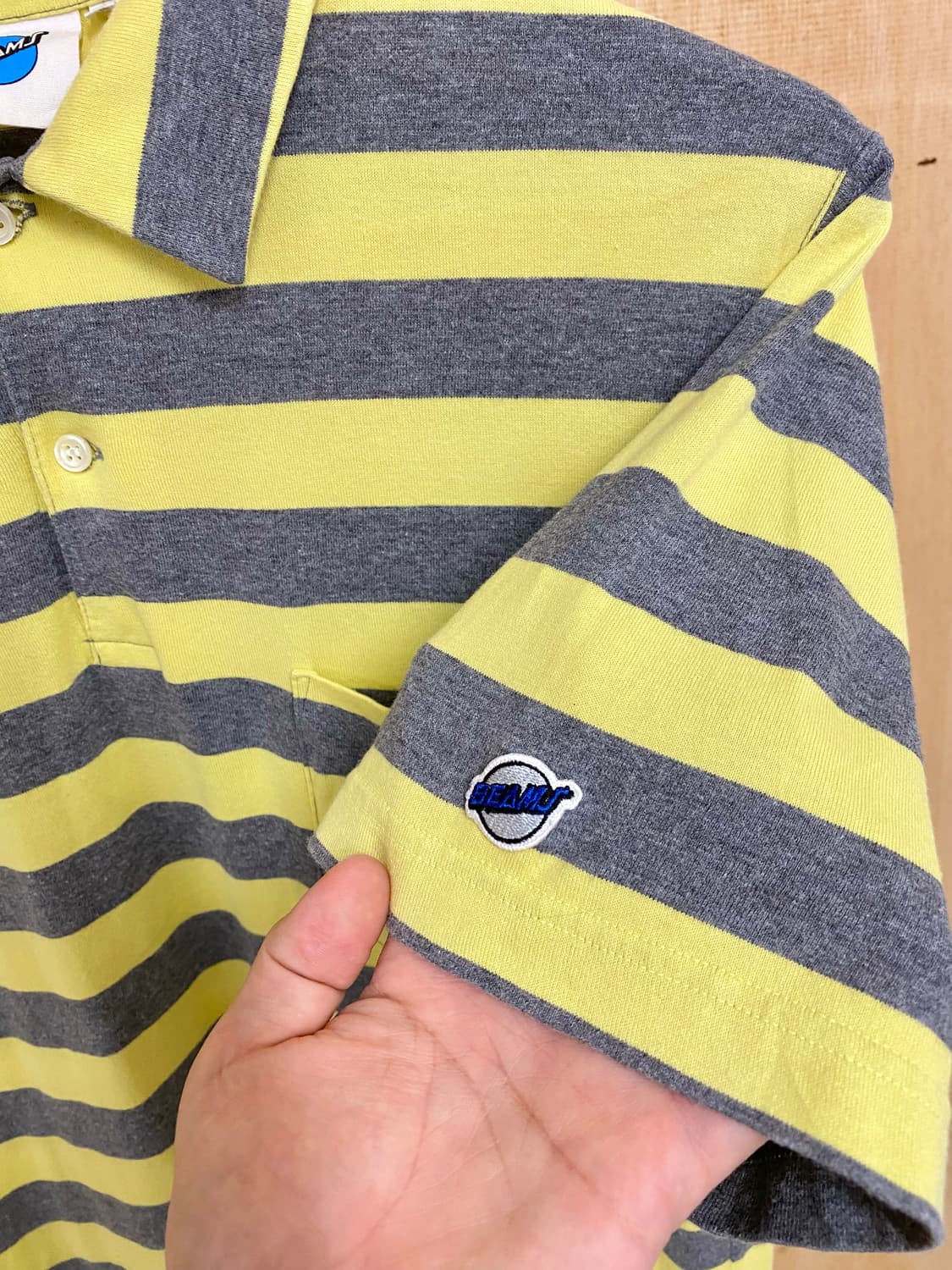 BEAMS stripe collar t-shirts 상품이미지9