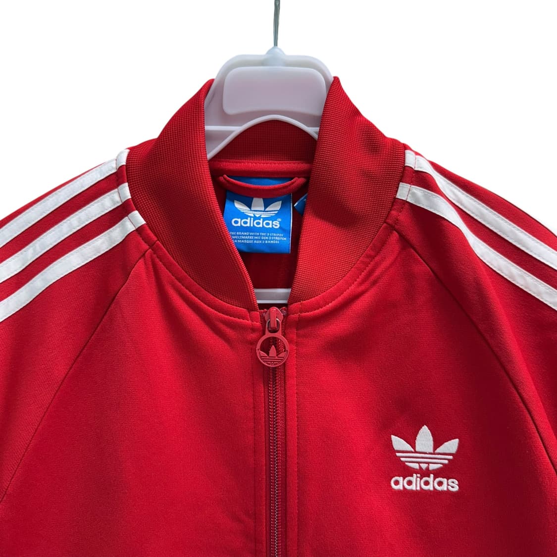 [S] 아디다스 슈퍼스타 레드 트랙탑 져지 상품이미지4