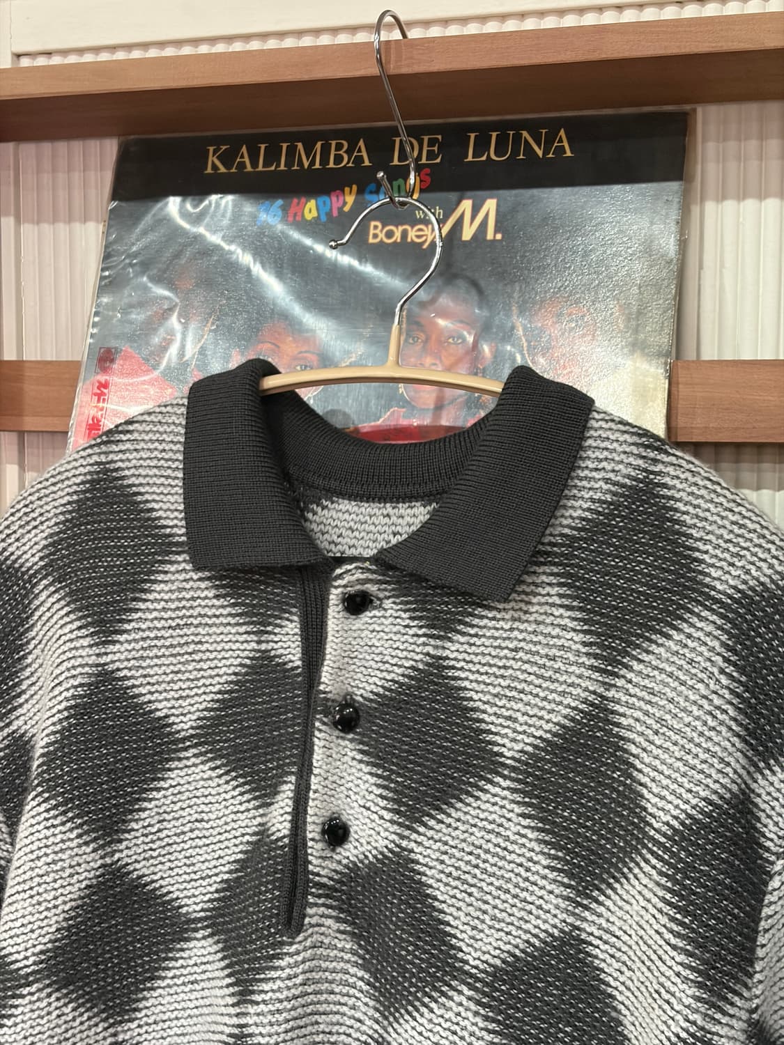 J47 니들스 아가일 패턴 폴로 니트 상품이미지3