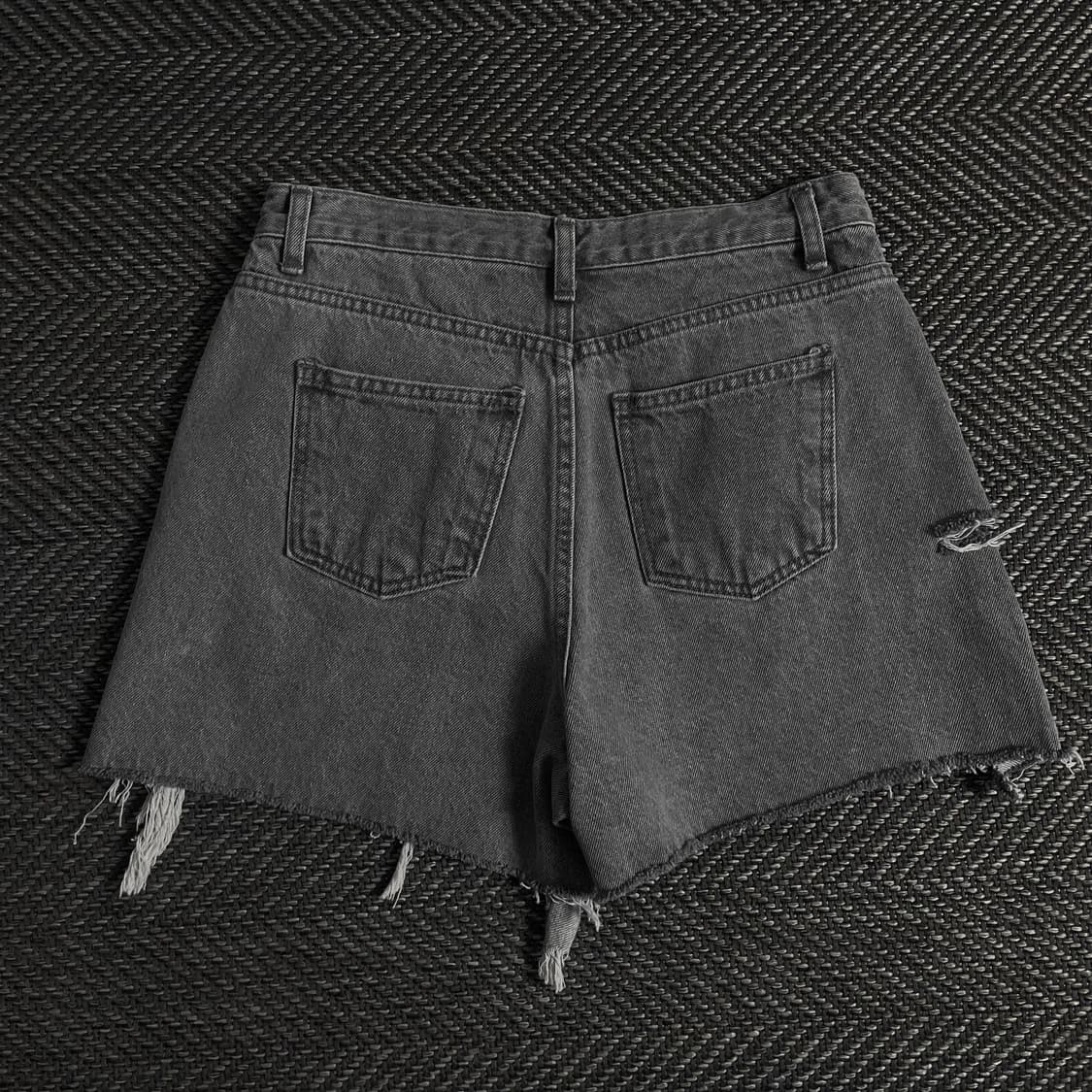 빈티지 우먼스 데님 커팅 숏 팬츠o 3571 상품이미지3