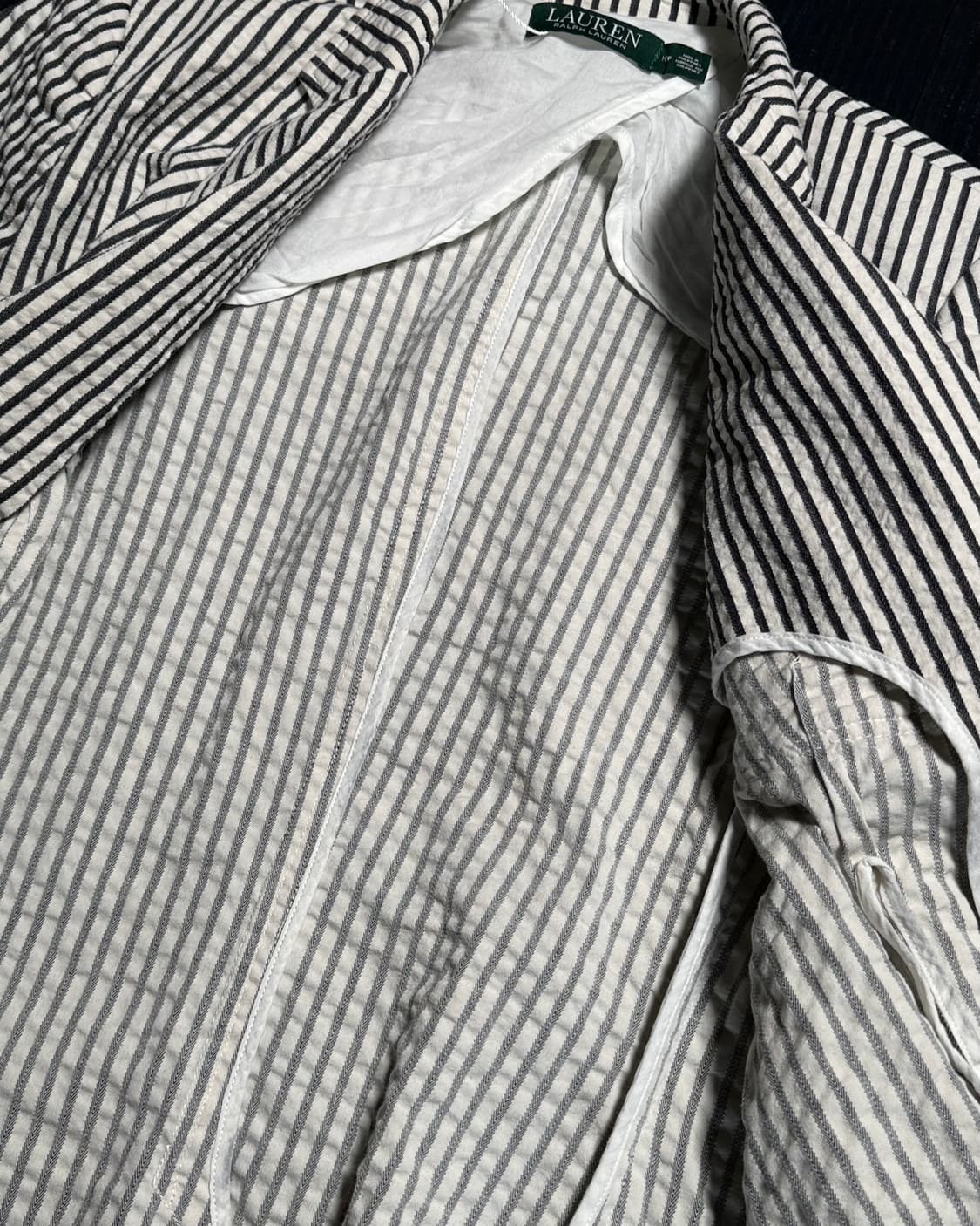 로렌 랄프로렌 시어서커 펠트 패치 자켓 10P 상품이미지6