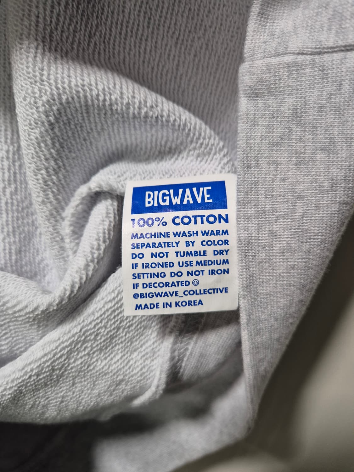 (세일)(새상품)썬시티 반팔 맨투맨 티셔츠 회색 상품이미지9