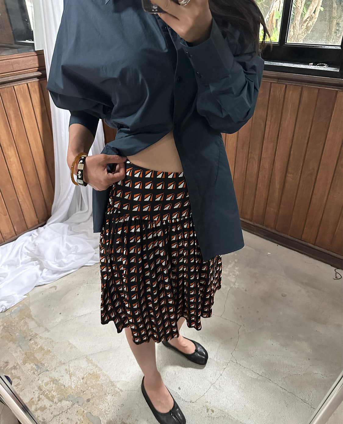 PRADA pattern skirt 상품이미지4