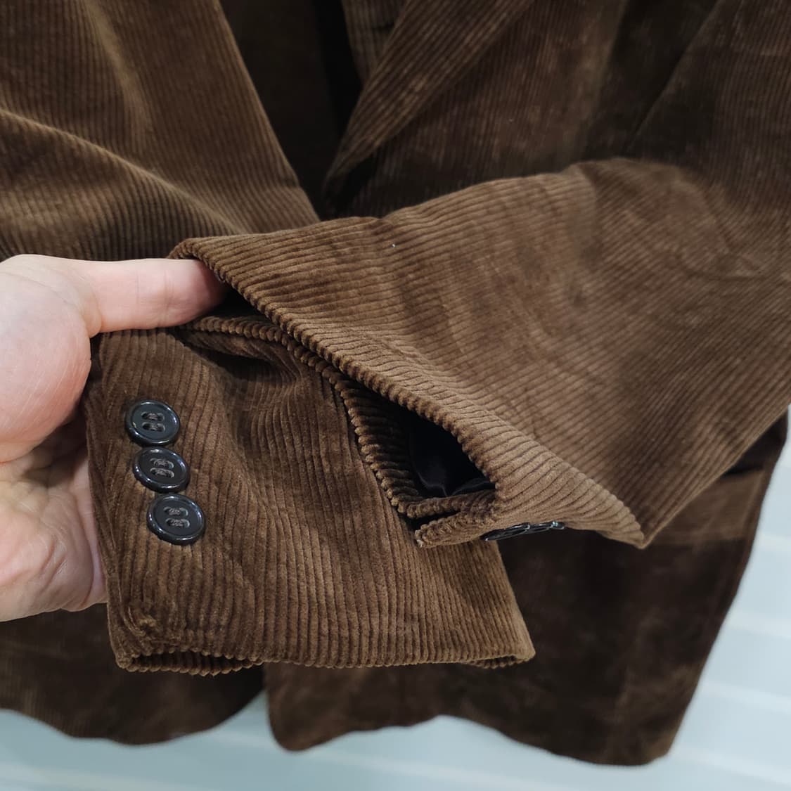 JAPAN 80-90s 2버튼 코듀로이 자켓- M-L 상품이미지4