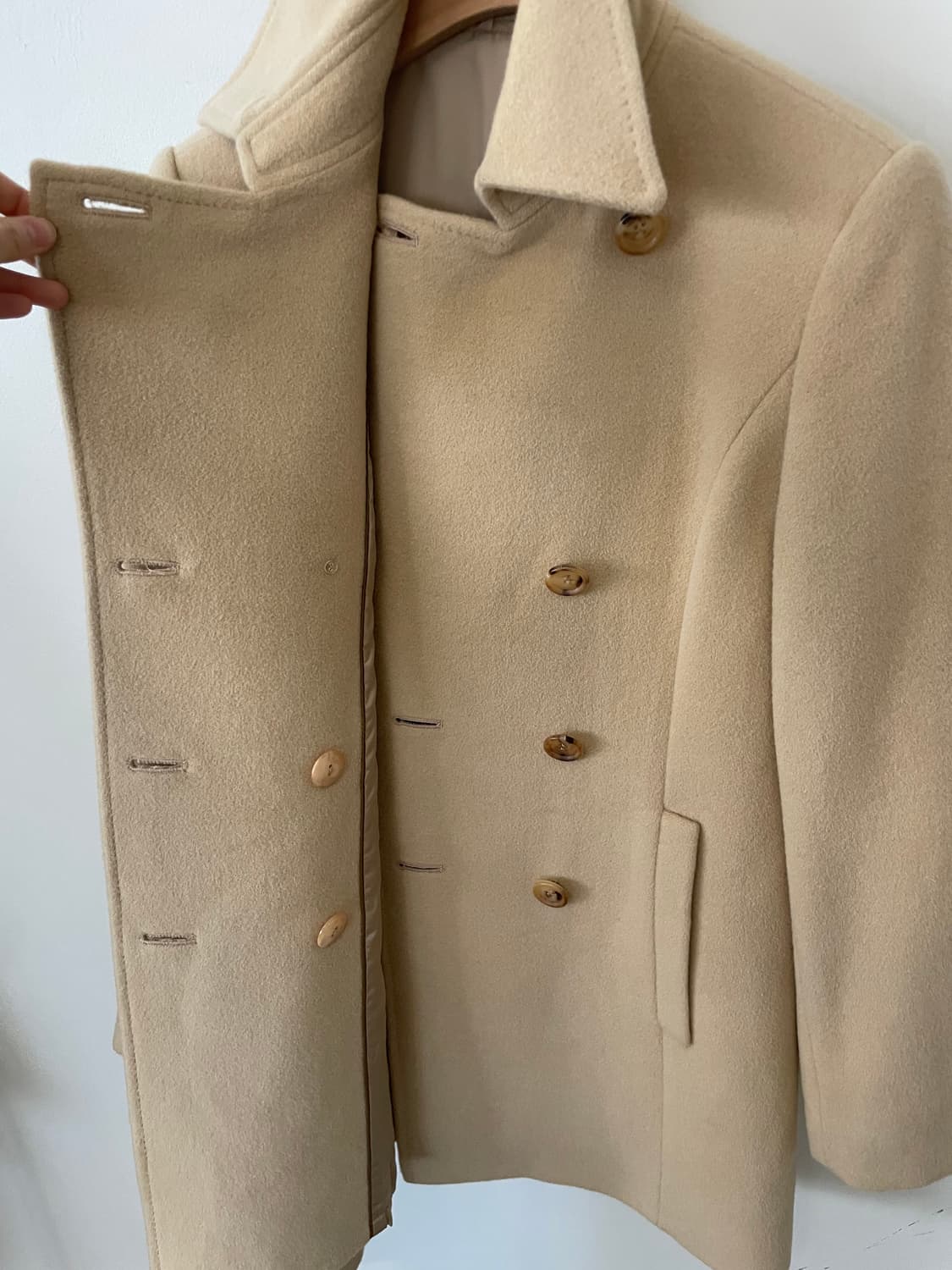 vintage anayi angora half coat 상품이미지8