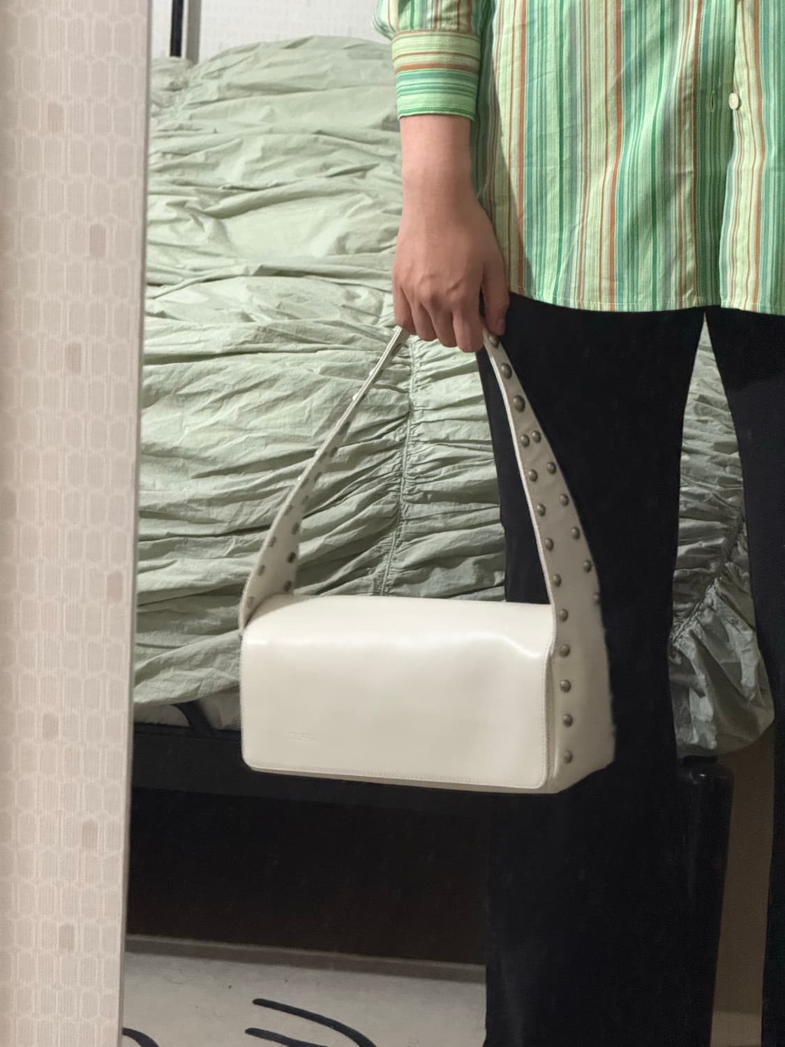 Open yy 더플 스터드 백 상품이미지2