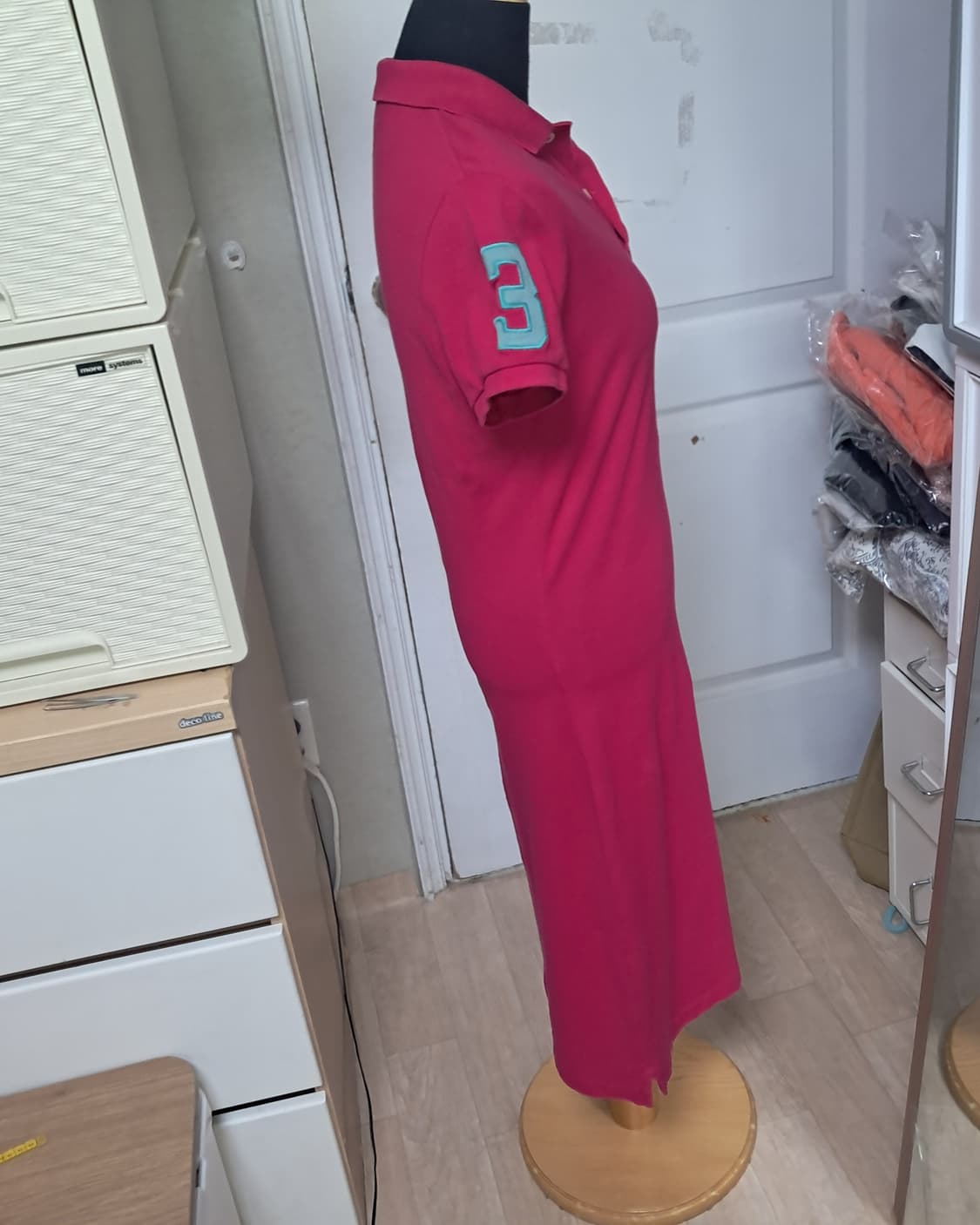 폴로랄프로렌 핑크 반팔 pk원피스 S(약55) 상품이미지4