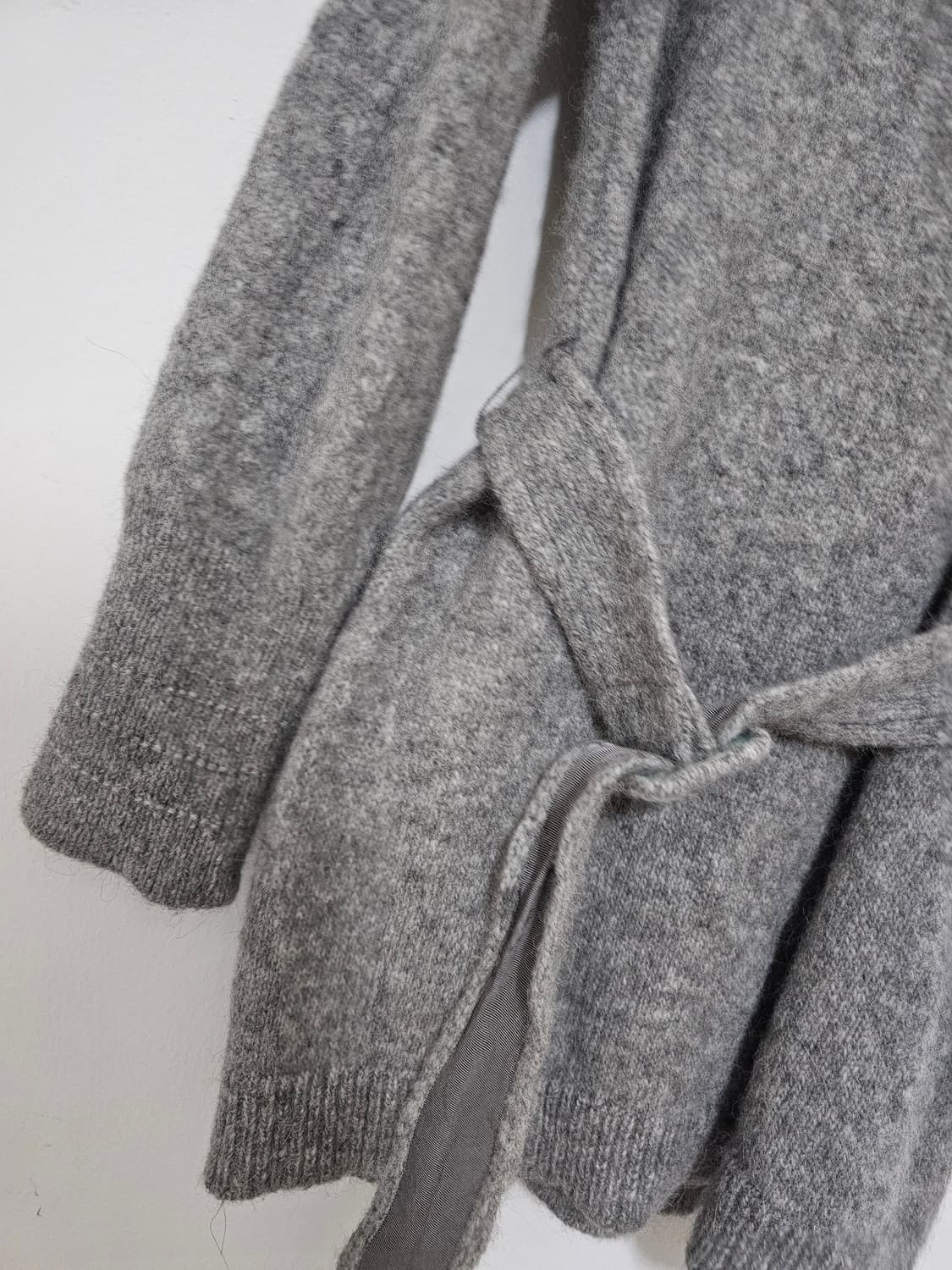 레니본 알파카 그레이 벨트 니트 85. (55.)  상태a급 상품이미지6