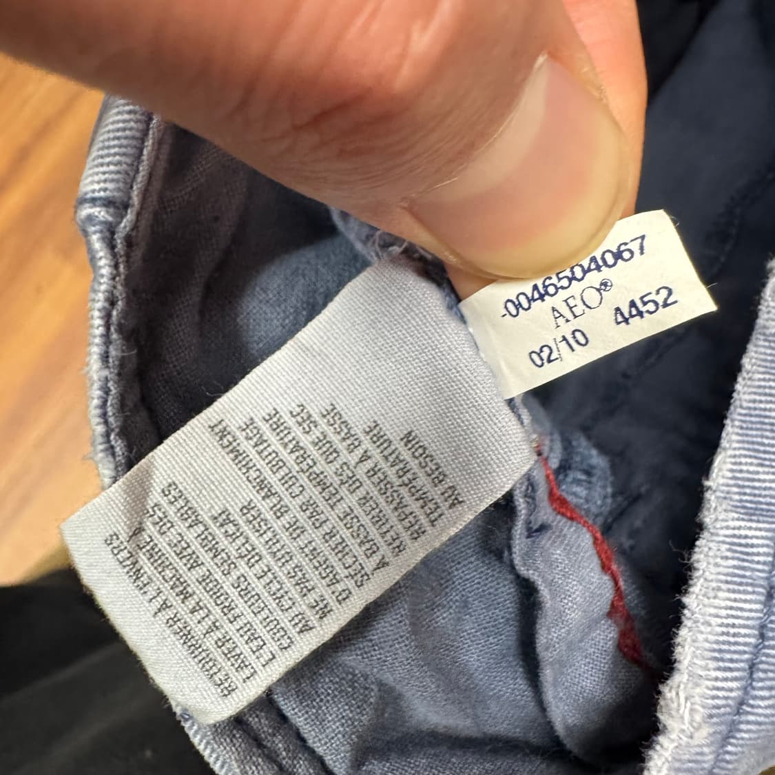 아메리칸 이글 카고 반바지 후면 포켓 독수리 포인트 블루 상품이미지9