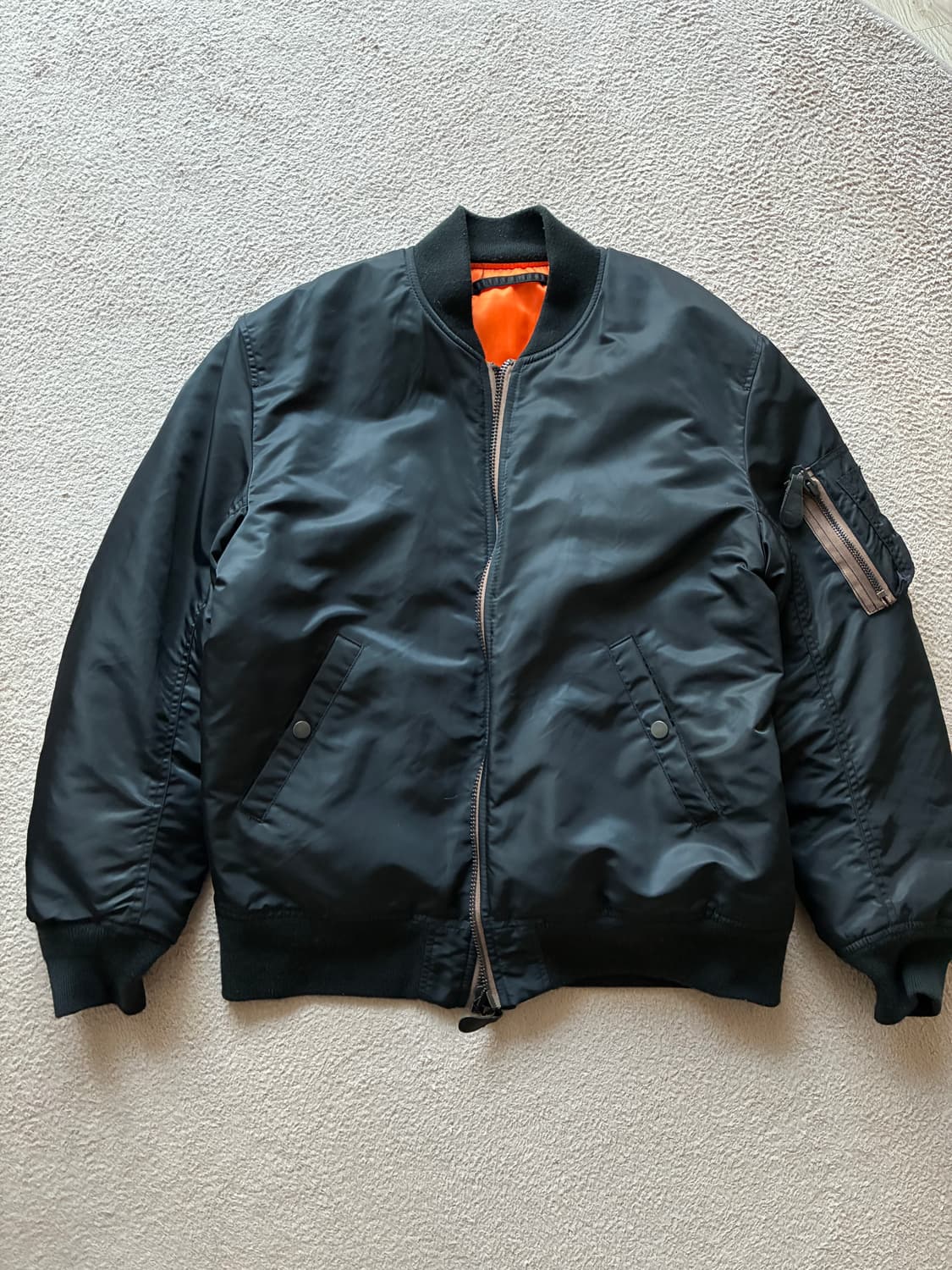 [XL] 휴스턴 ma-1 블랙 상품이미지1