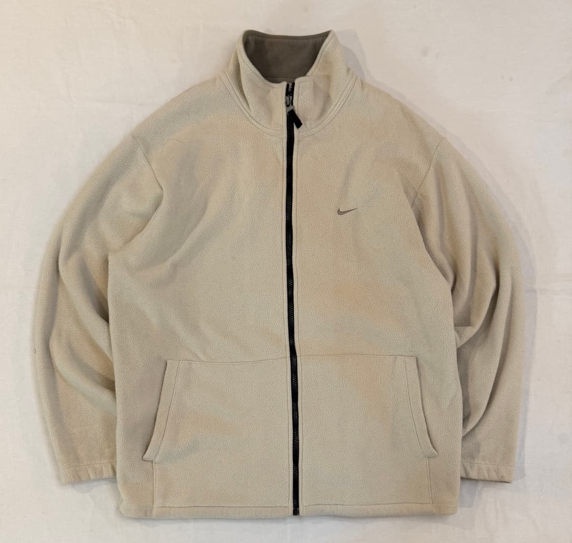 00s 나이키 일본판 아이보리 플리스 자켓 상품이미지1