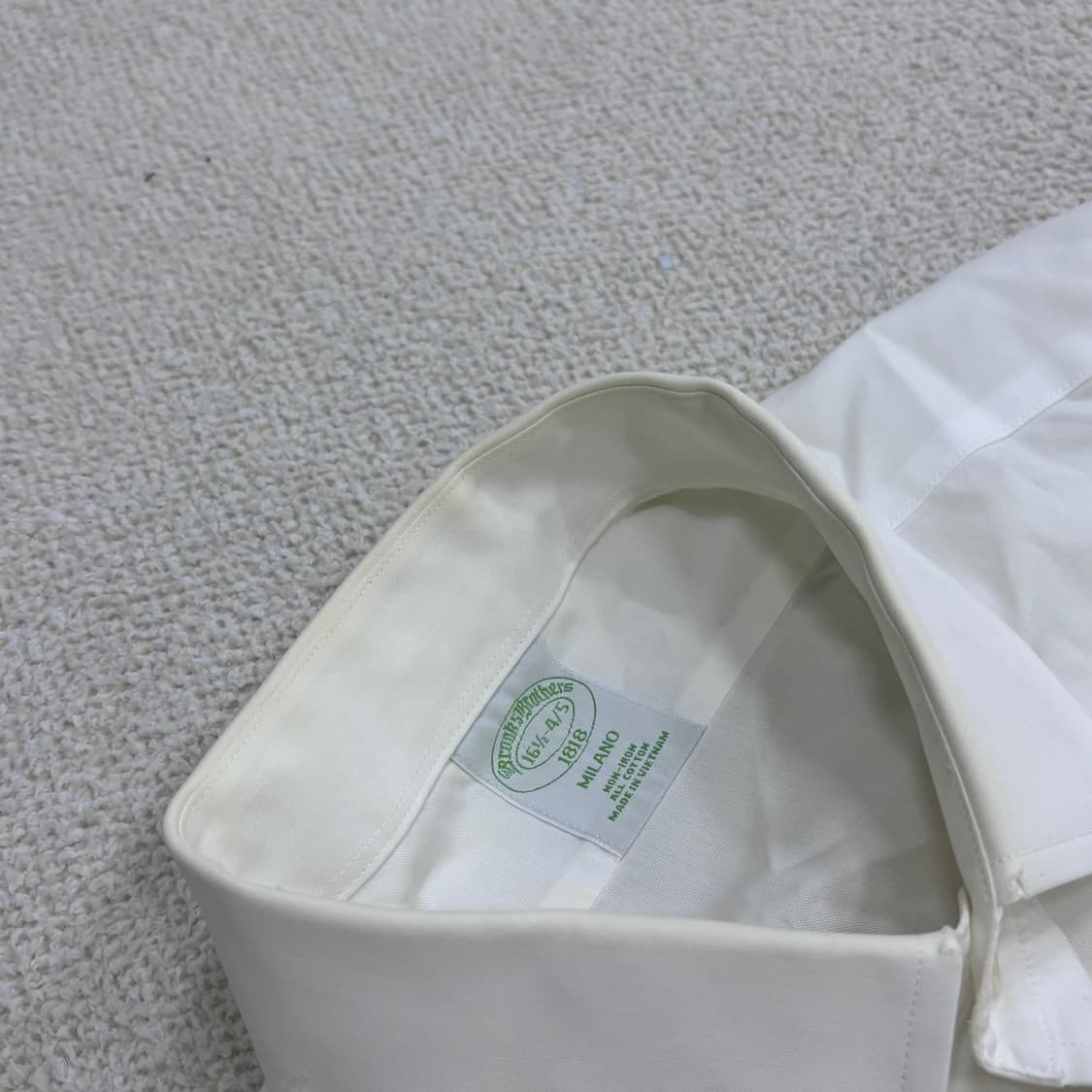 16 1/2 브룩스브라더스 남성 밀라노 긴팔 셔츠 0519E 상품이미지5