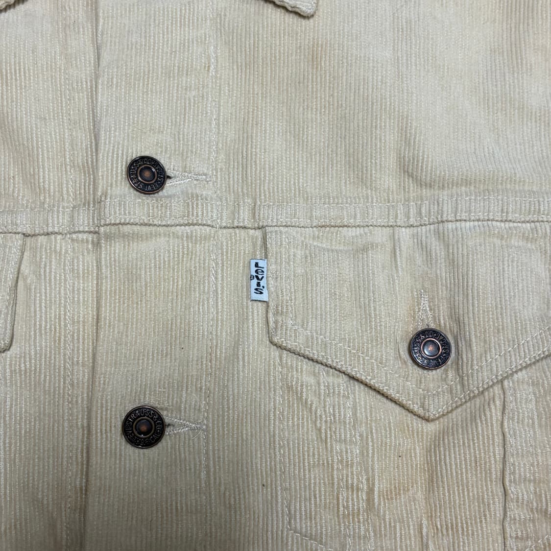 리바이스 화이트 탭 코듀로이 트러커 자켓 상품이미지5