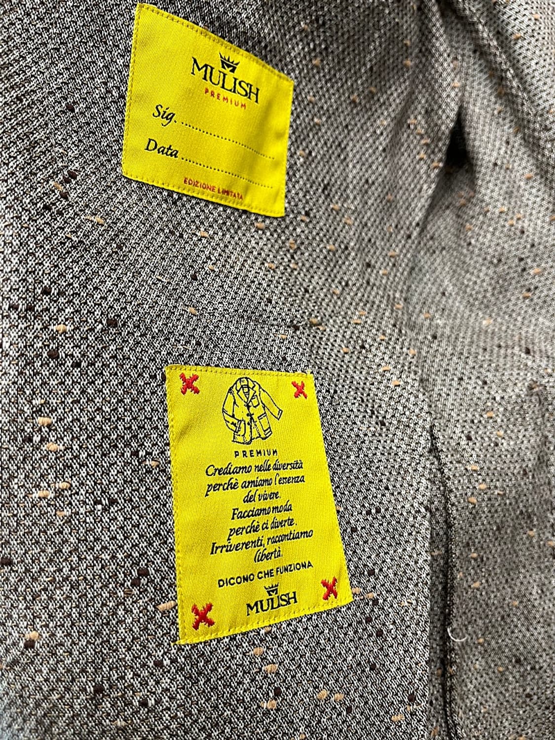 슬림100) MULISH 이태리 트위드 블레이져  상품이미지9