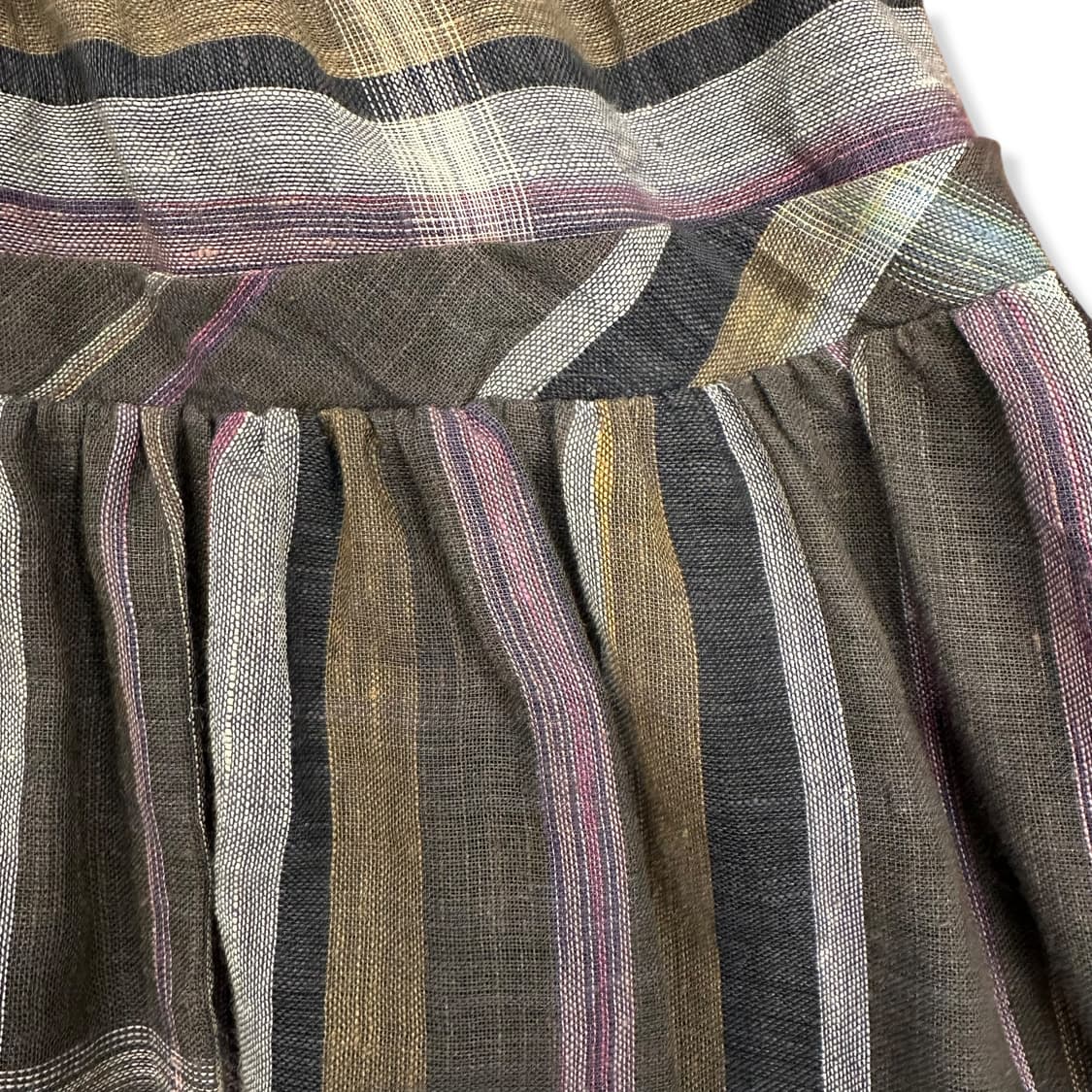 Vintage Check Ruffle Long Skirt 상품이미지5
