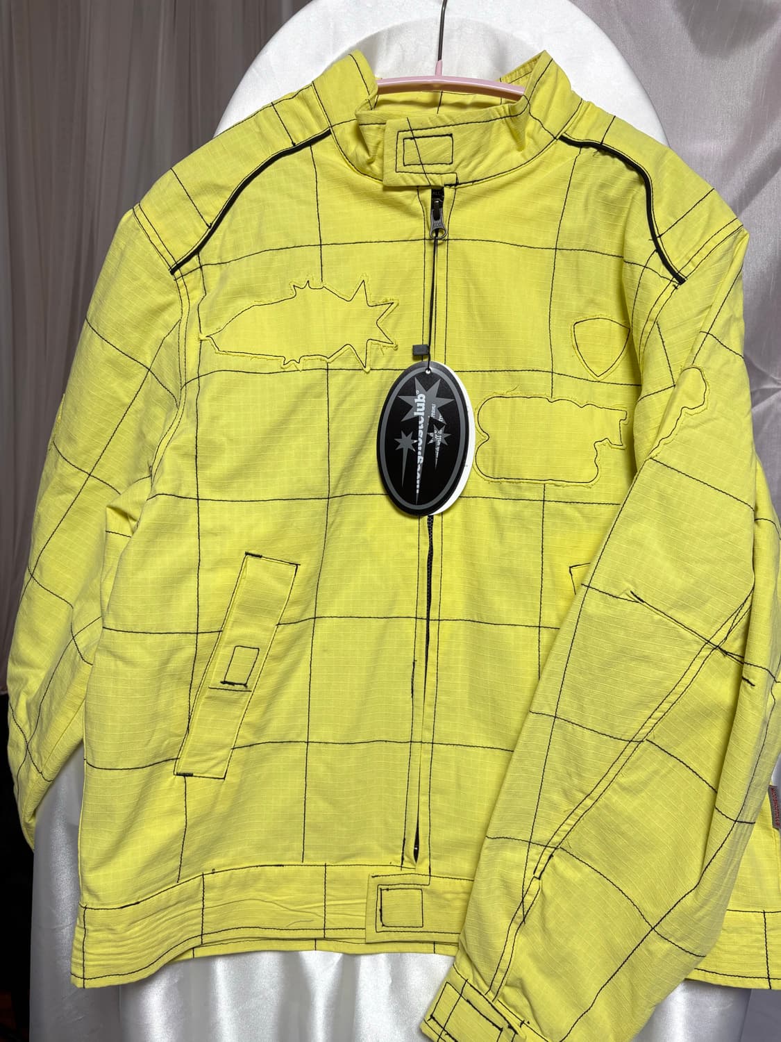 나이스고스트클럽 와펜 레이싱 자켓 상품이미지1