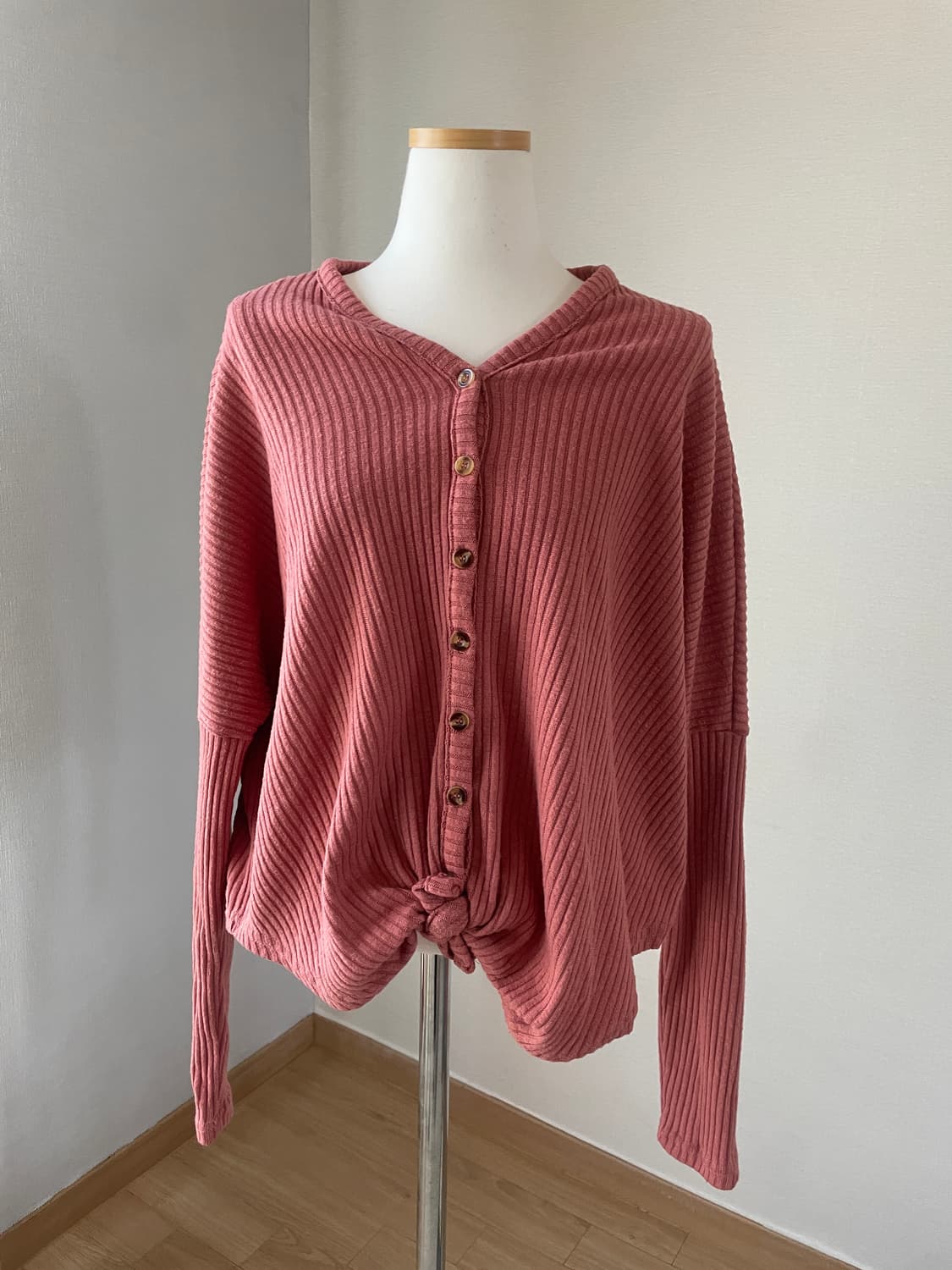 가오리핏 골지 가디건  상품이미지3